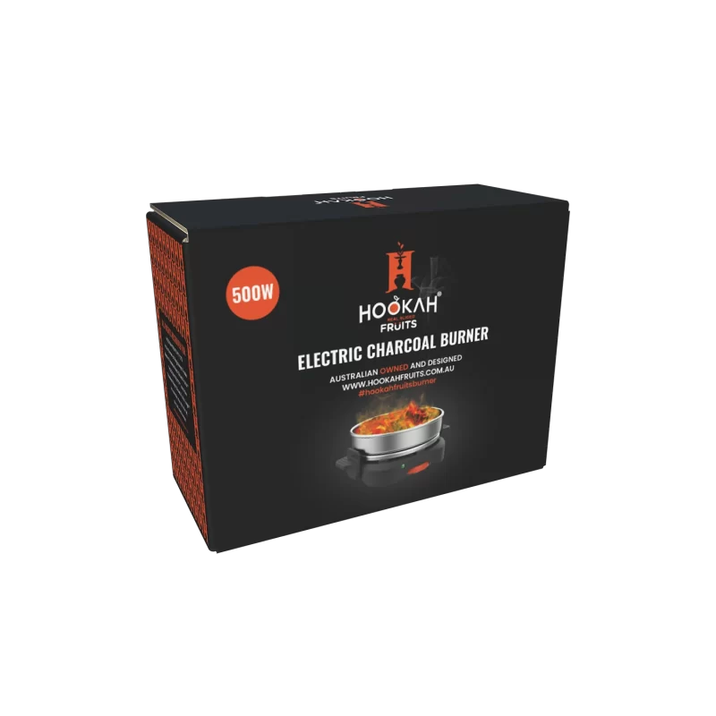 electric charcoal burner 500w box front